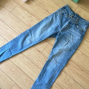 LEVI 501S Light Blue Denim Jeans